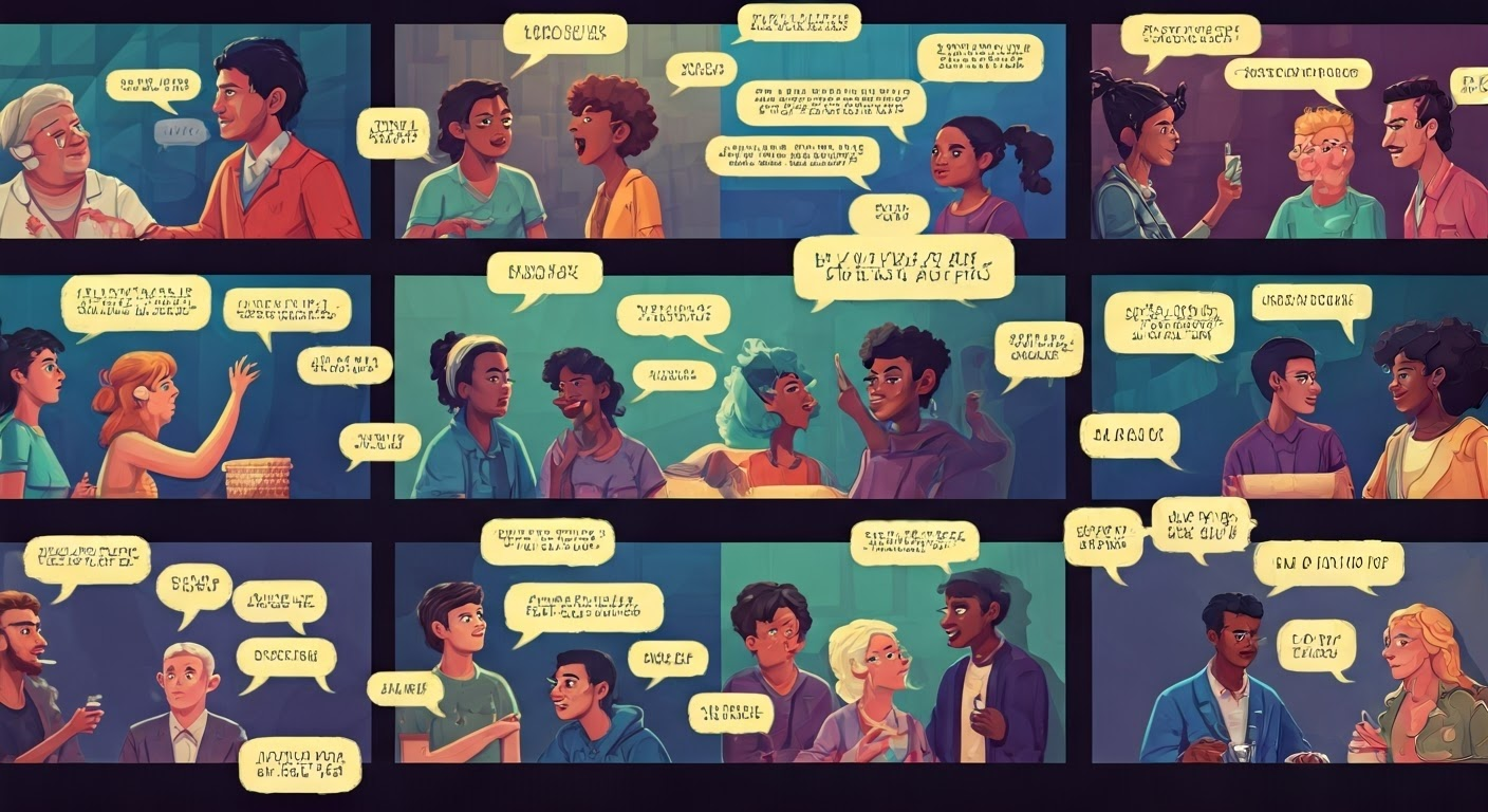 Colorful chat rooms with animated characters